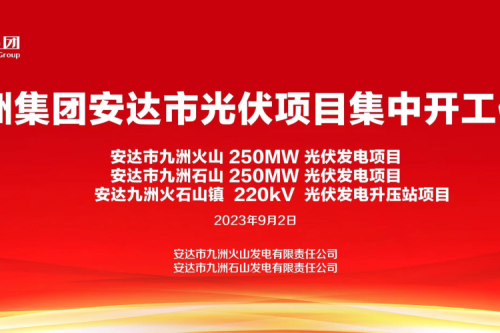 bat365集团安达市光伏项目集中开工